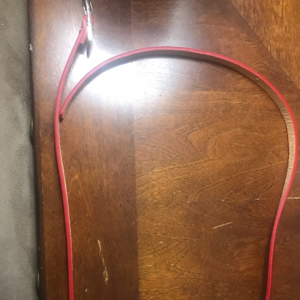 Red waist belt